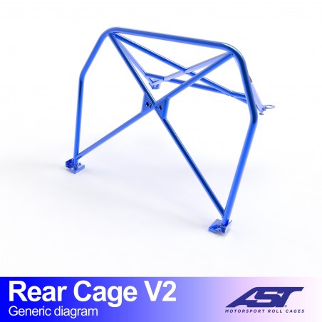 BMW (E36) 3-Series 2-doors Coupe RWD REAR CAGE V2