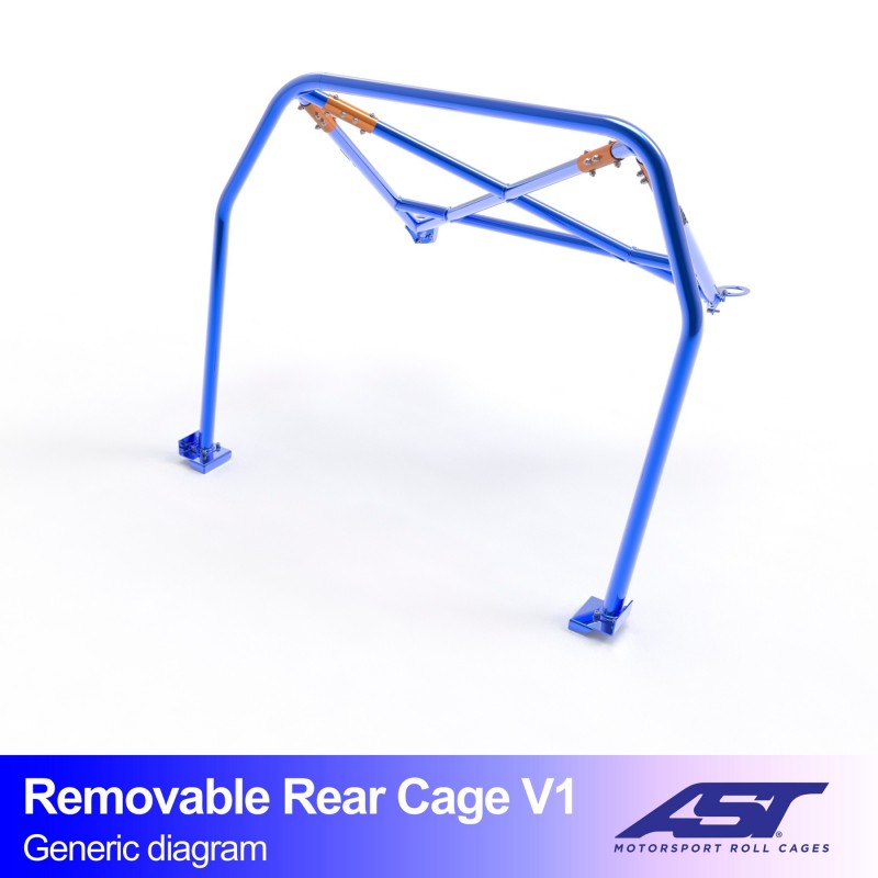 OPEL / VAUXHALL Kadett (D) 3-door Hatchback REMOVABLE REAR CAGE V1