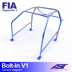 Roll Cage SEAT 124 4-doors...