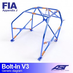 Roll Cage FIAT 124 4-doors...
