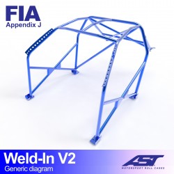 Roll Cage FIAT 124 4-doors...