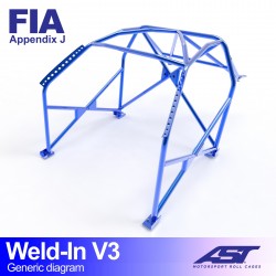 Roll Cage FIAT 124 4-doors...