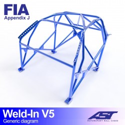 Roll Cage FIAT 124 4-doors...